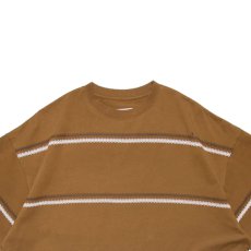 画像6: Haight × BAKIBAKI BORDER Tee Brown / アーティストコラボ ボーダーTシャツ (6)