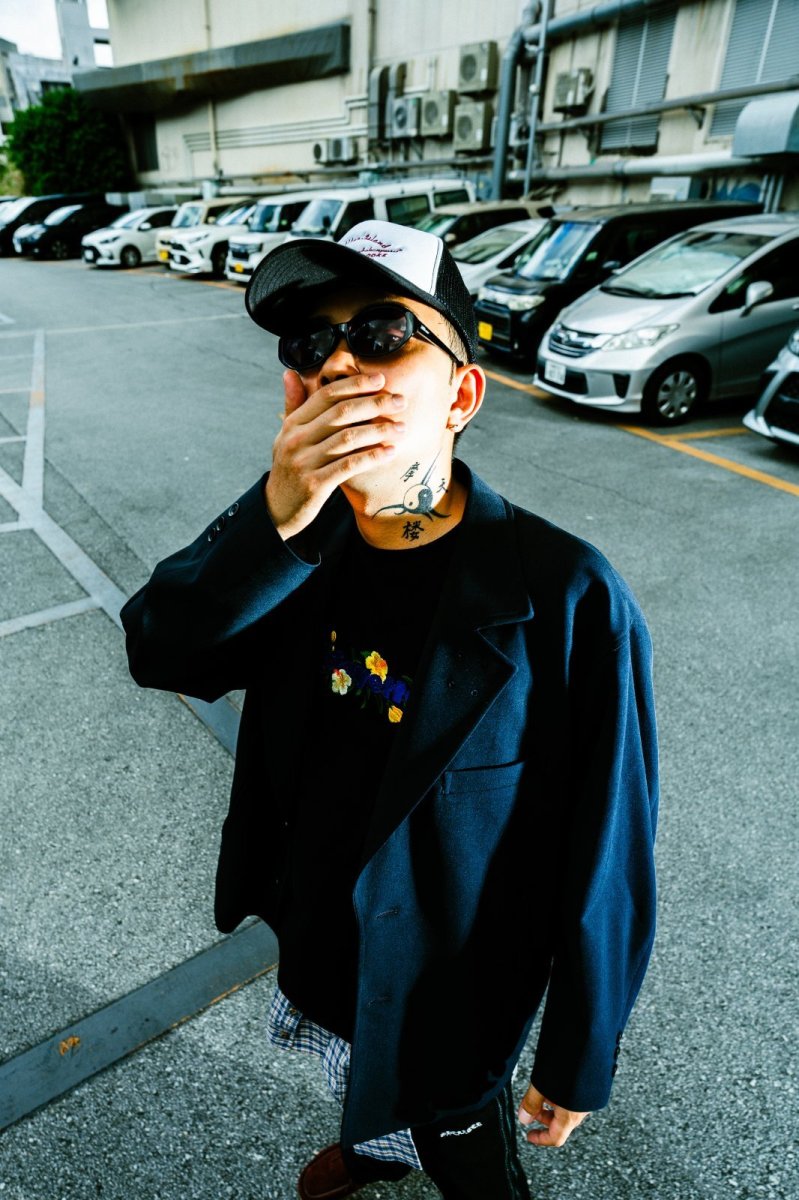 画像15: LFYT × Shellter フラワーロゴ刺繍Tシャツ ブラック  / Lafayette Flower Logo Tee【沖縄限定 / SHELLTER EXCLUSIVE】 (15)