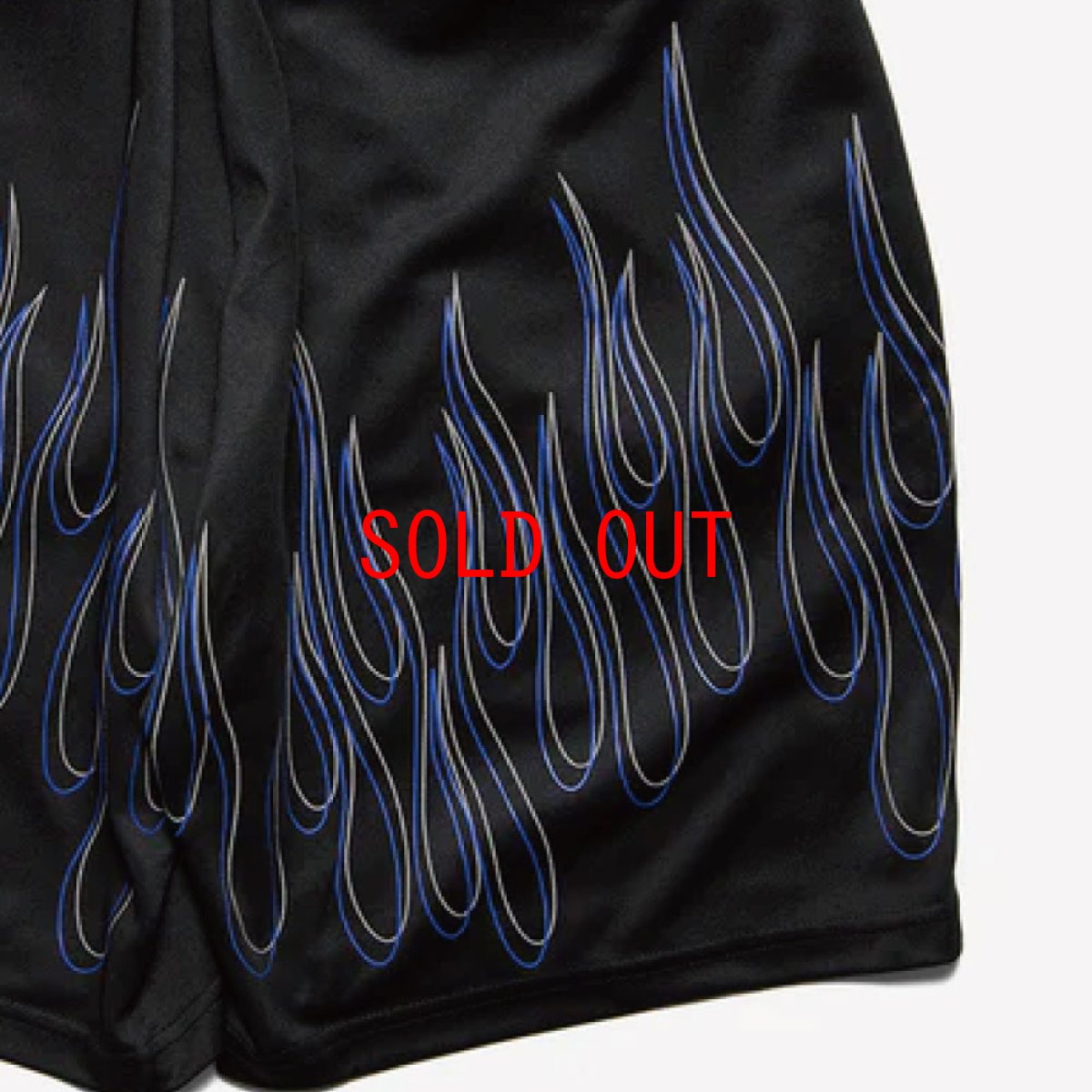 画像9: HAIGHT Flames Soccer Shorts ピンストライプ フレイムス グラフィック ショーツ (9)