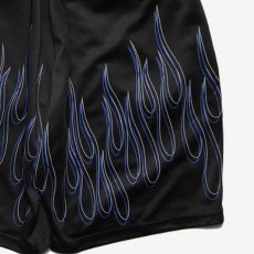 画像9: FLAMES SOCCER SHORTS  ピンストライプ フレイムス グラフィック ショーツ (9)