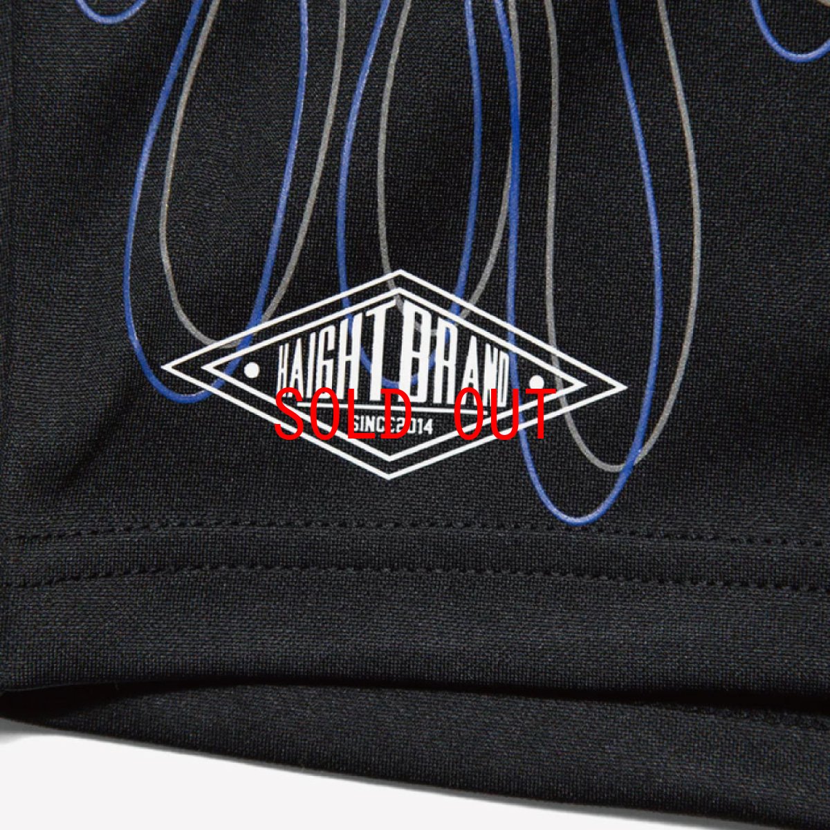 画像4: HAIGHT Flames Soccer Shorts ピンストライプ フレイムス グラフィック ショーツ (4)