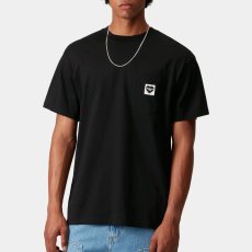 画像1: Pocket Heart S/S Tee Black White 半袖 ハート ポケット Tシャツ (1)