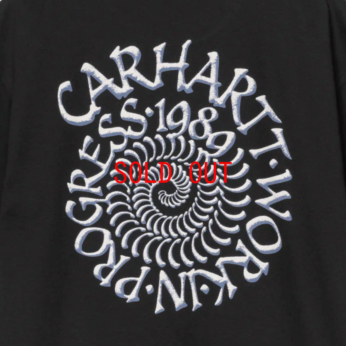 画像5: Carhartt WIP Spirals S/S Tee Black 半袖 グラフィックTシャツ ブラック (5)