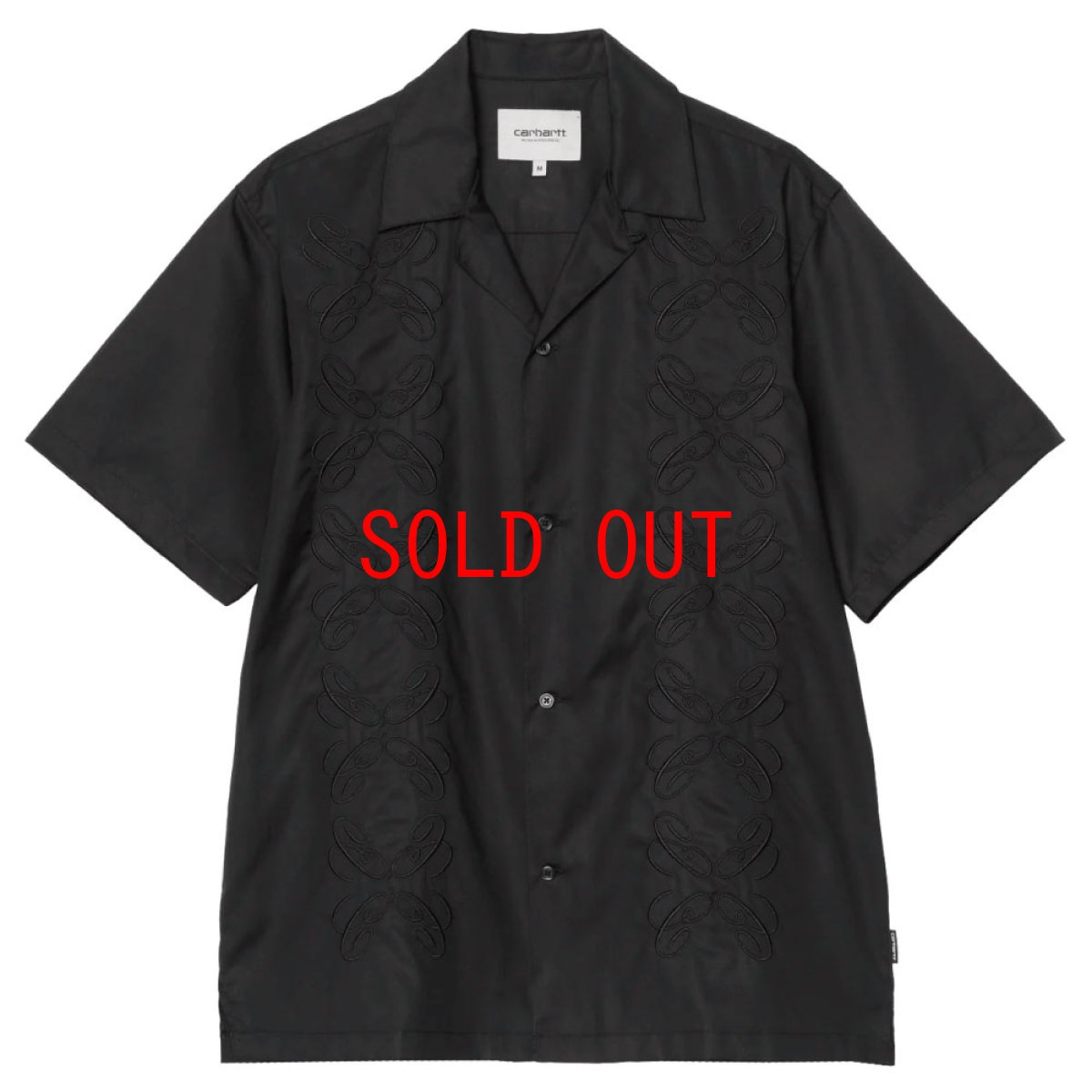 画像3: Carhartt WIP Signet Shirt Black ショートスリーブ シグネット 半袖 シャツ (3)