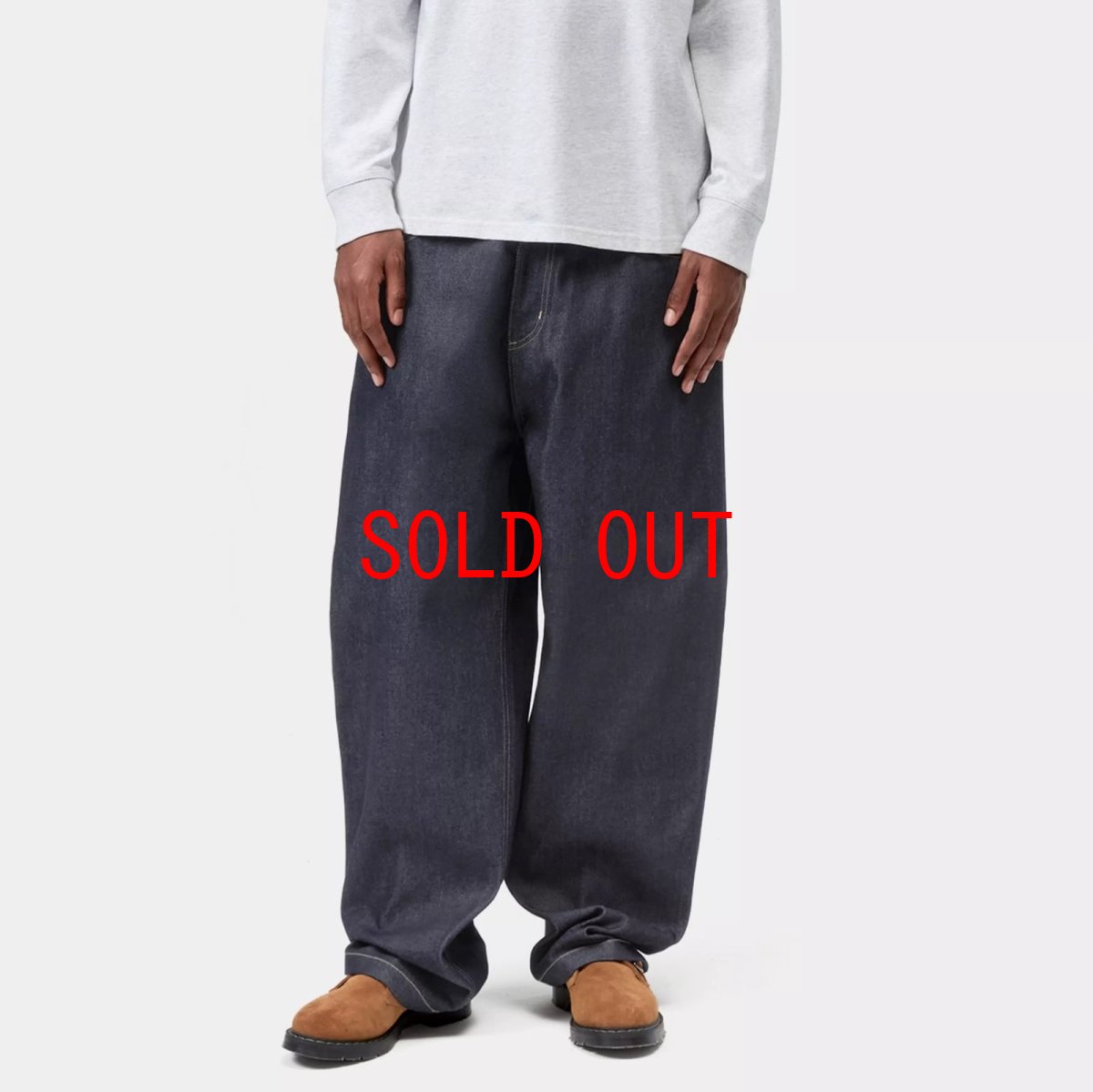 画像2: Brandon Pant Rigid Blue パンツ ヘビーウェイト 13.5oz ルーズ ストレート フィット (2)