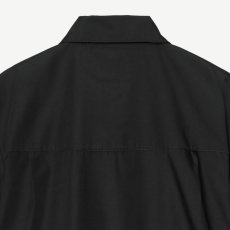 画像8: POSTAL ZIP S/S Shirts Black ショートスリーブ ジップ シャツ (8)