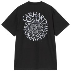 画像3: Spirals S/S Tee Black 半袖 グラフィック Tシャツ (3)