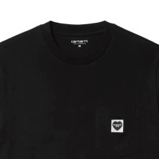 画像3: Pocket Heart S/S Tee Black White 半袖 ハート ポケット Tシャツ (3)