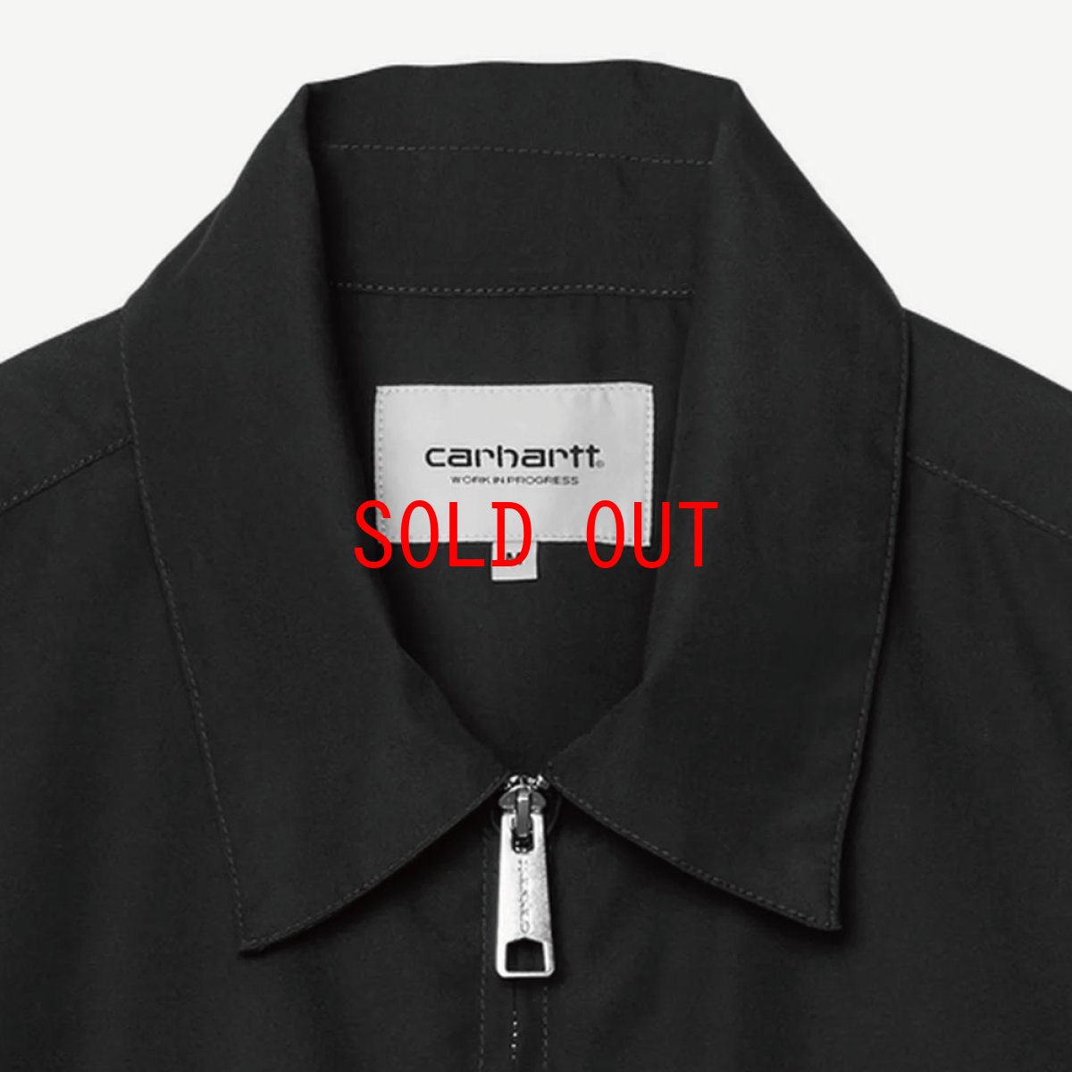画像9: Carhartt Wip POSTAL ZIP S/S Shirts Black ショートスリーブ ジップ シャツ (9)