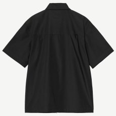 画像4: POSTAL ZIP S/S Shirts Black ショートスリーブ ジップ シャツ (4)