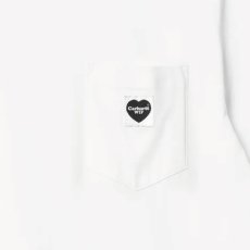 画像6: Pocket Heart S/S Tee White Black 半袖 ハート ポケット Tシャツ (6)
