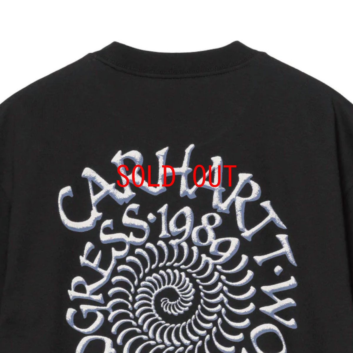 画像7: Carhartt WIP Spirals S/S Tee Black 半袖 グラフィックTシャツ ブラック (7)