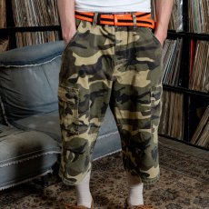 画像12: Interbreed Cropped Camouflage Shorts Woodland Camo カモフラージュ カーゴ ショーツ 8分丈 パンツ (12)