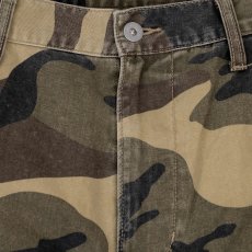 画像10: Interbreed Cropped Camouflage Shorts Woodland Camo カモフラージュ カーゴ ショーツ 8分丈 パンツ (10)