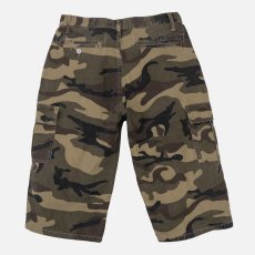 画像5: Interbreed Cropped Camouflage Shorts Woodland Camo カモフラージュ カーゴ ショーツ 8分丈 パンツ (5)