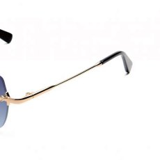 画像6: 9Five Clarity Lite & 24K Gold Midnight Blue Gradation Sunglasses リムレス グラデーション サングラス (6)