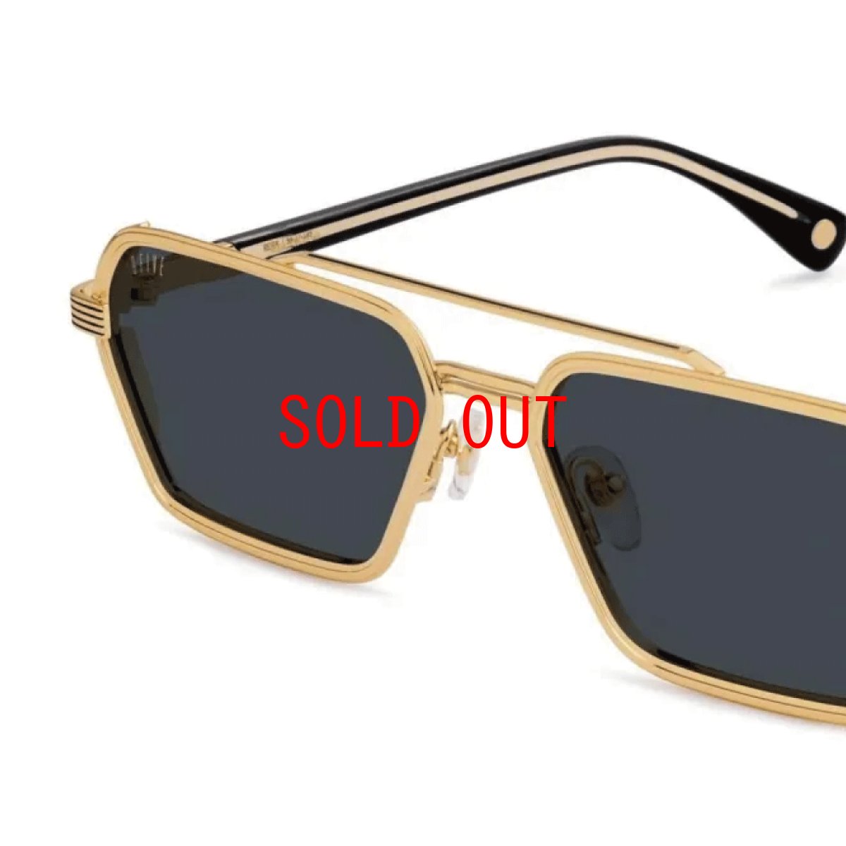 画像6: 9Five REIGN Black & 24K Gold Sunglasses レーイン ブラック24Kゴールド 偏光サングラス (6)