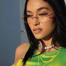 画像10: 9Five Clarity Lite & 24K Gold Clear Lens リムレス クリアレンズ 伊達メガネ (10)