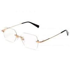 画像2: 9Five Clarity Lite & 24K Gold Clear Lens リムレス クリアレンズ 伊達メガネ (2)