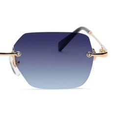 画像5: 9Five Clarity Lite & 24K Gold Midnight Blue Gradation Sunglasses リムレス グラデーション サングラス (5)