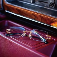画像1: 9Five Clarity Lite & 24K Gold Clear Lens リムレス クリアレンズ 伊達メガネ (1)