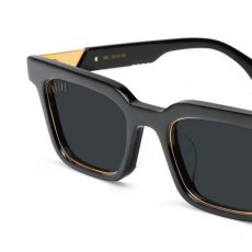 画像8: 9Five EM4 Black & 24K Gold Sunglasses イーエムフォー ブラック＆24Kゴールド サングラス 偏光レンズ (8)