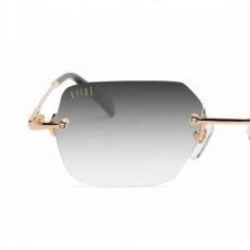 画像4: 9Five Clarity Lite & 24K Gold Gradation Sunglasses リムレス グラデーション サングラス (4)