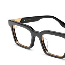 画像5: 9Five EM4 Black & 24K Gold Clear Lens glasses ブラック ゴールド クリアレンズ メガネ (5)