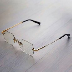 画像5: 9Five Clarity Lite & 24K Gold Clear Lens リムレス クリアレンズ 伊達メガネ (5)