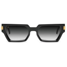 画像2: 9Five Locks Black & 24K Gold Gradation Sunglasses グラデーション サングラス (2)