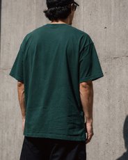 画像3: Shellter Script S/S Embroidery Small Logo Tee Green 半袖 Tシャツ (3)