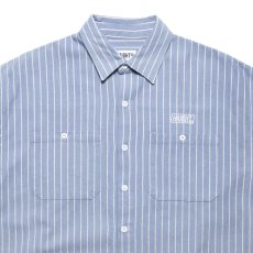 画像4: STRIPE DENIM SHIRT L.Blue ライトオンス デニム ストライプ シャツ (4)