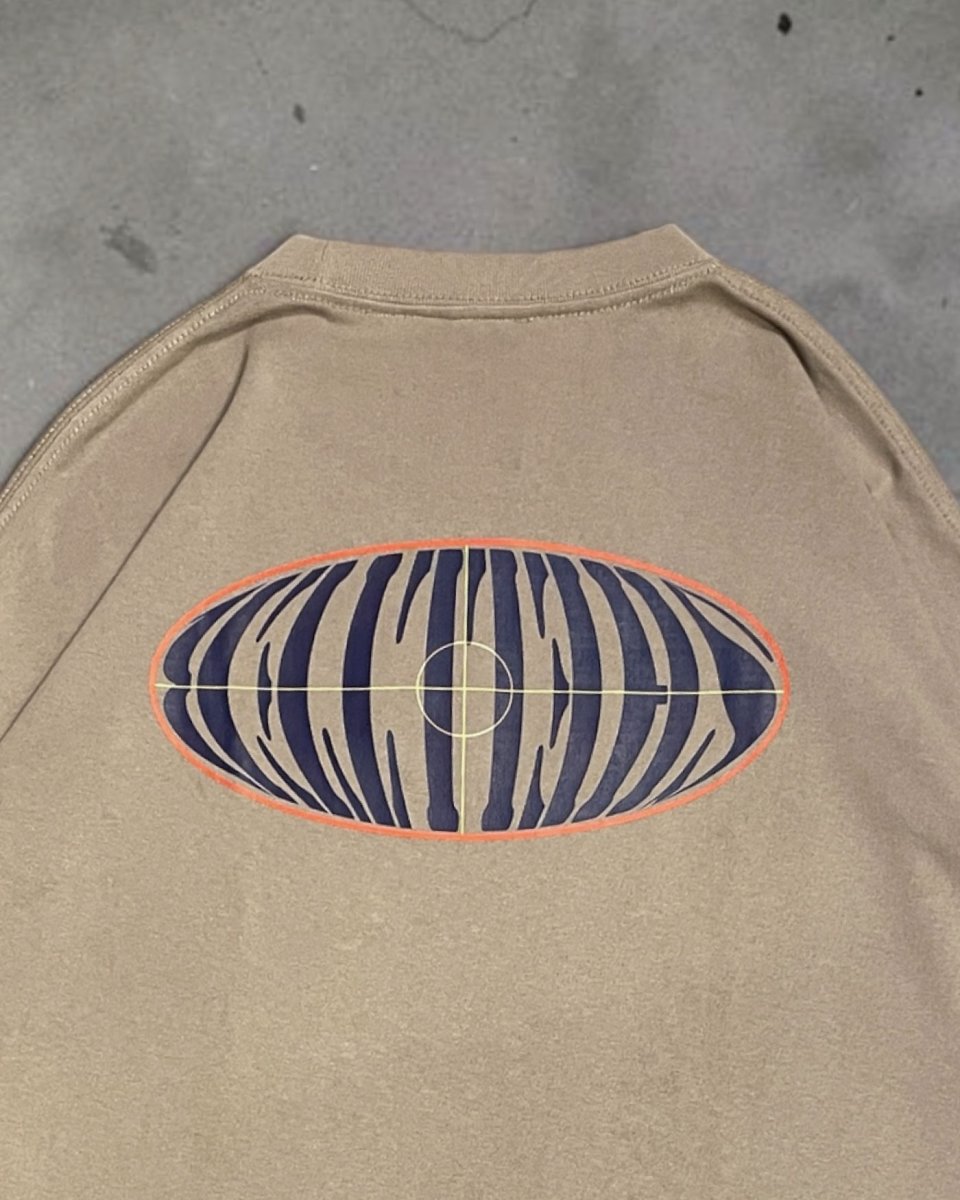 画像4: Shellter Oval S/S Embroidery Logo Tee Sand Beige 半袖 Tシャツ (4)
