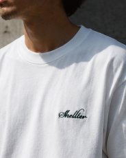画像2: Shellter Script S/S Embroidery Small Logo Tee White 半袖 Tシャツ (2)