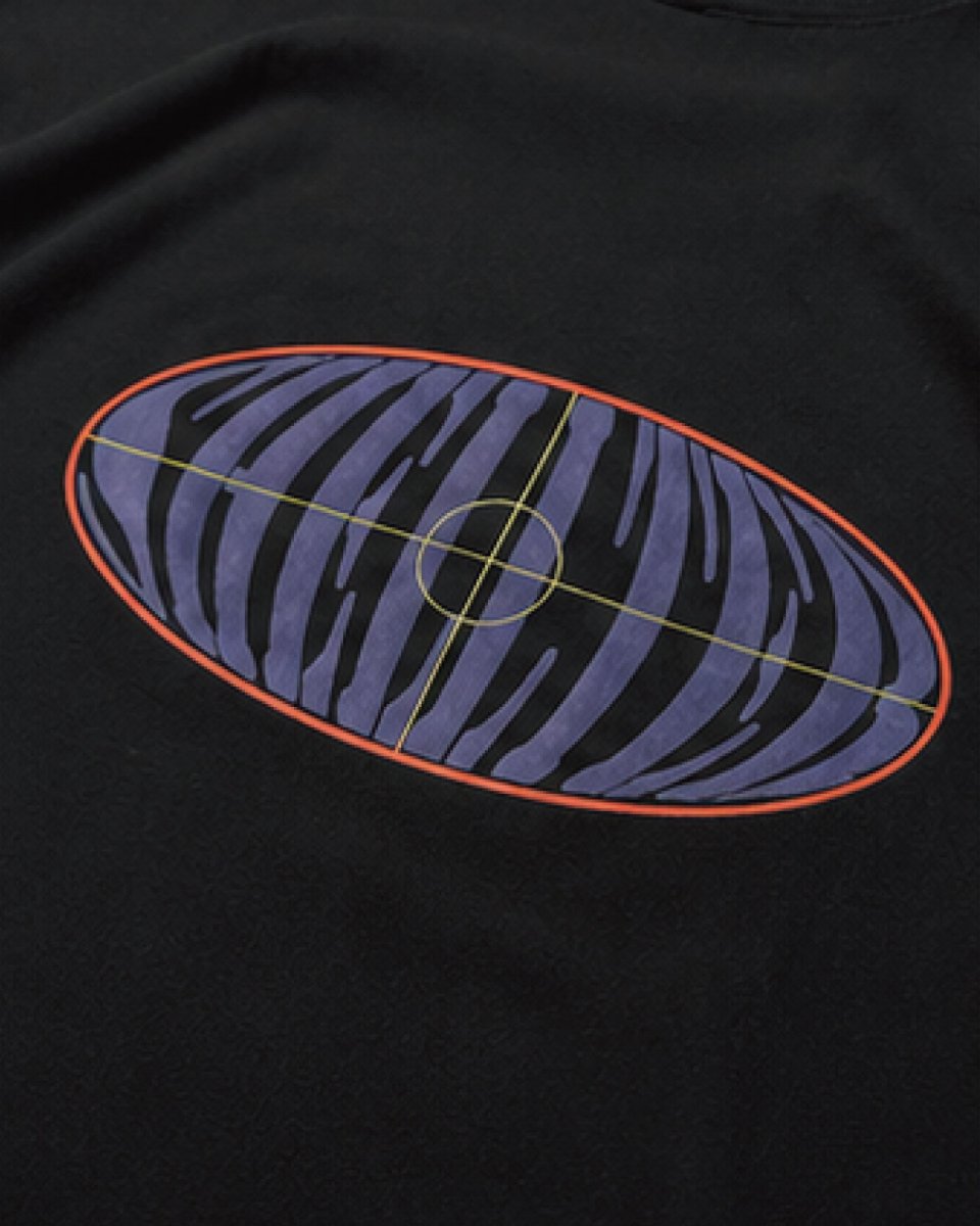 画像3: Shellter Oval S/S Embroidery Logo Tee Black 半袖 Tシャツ (3)