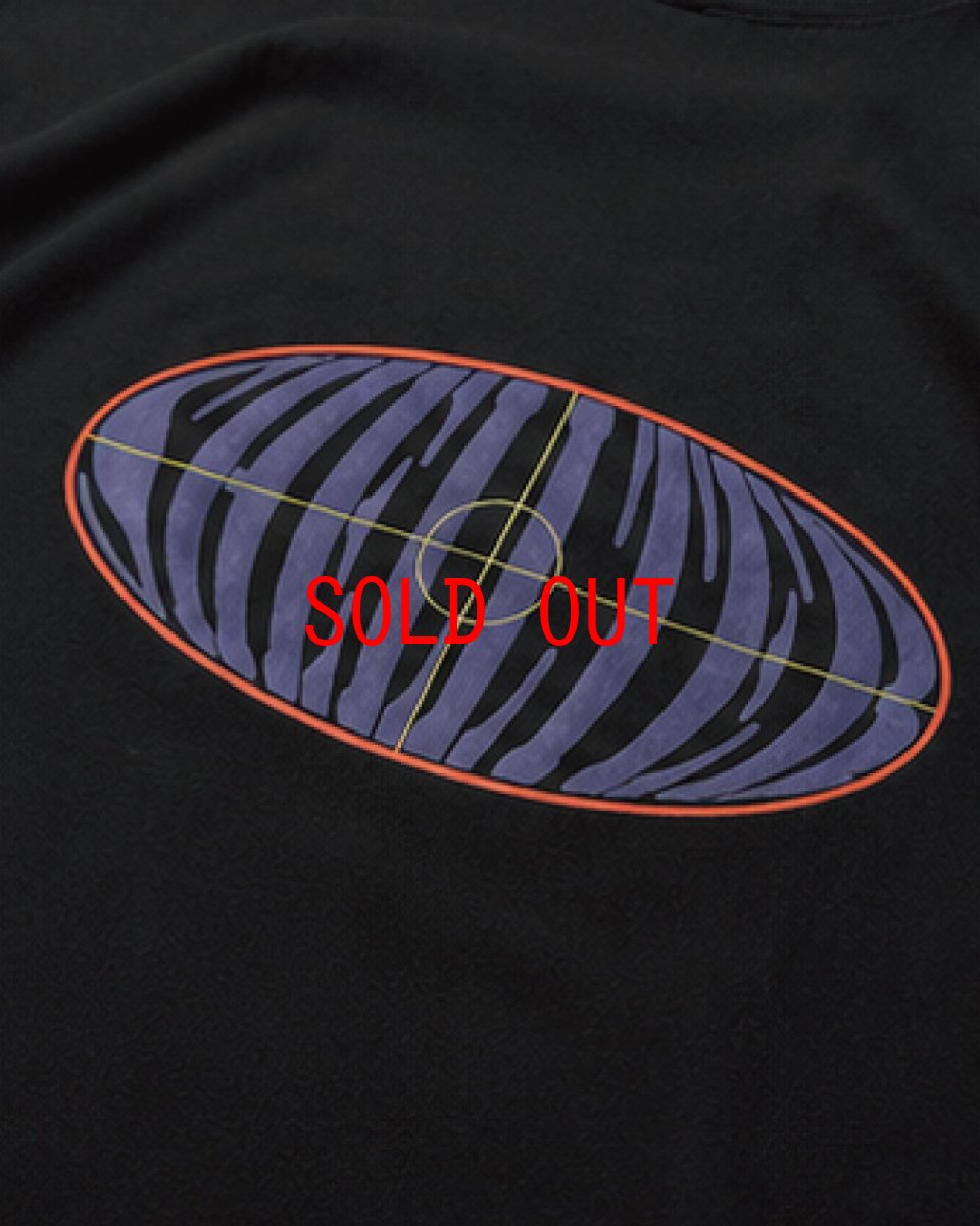 画像3: 【Shellter 沖縄 Tシャツ メンズファッション】Oval S/S Embroidery Logo Tee Black シェルター 半袖 シャツ (3)