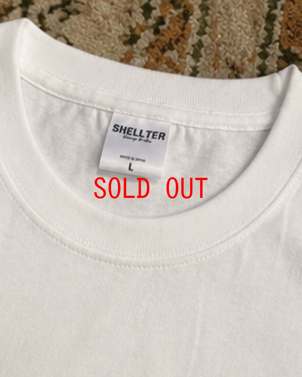 画像5: 【Shellter 沖縄 Tシャツ メンズファッション】 Script S/S Embroidery Small Logo Tee White シェルター 半袖 シャツ (5)