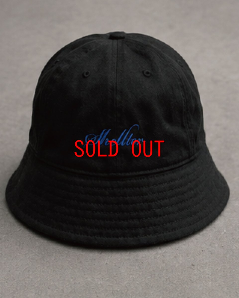 Shellter Script Logo Solid Bucket Bell Hat Cap Black
