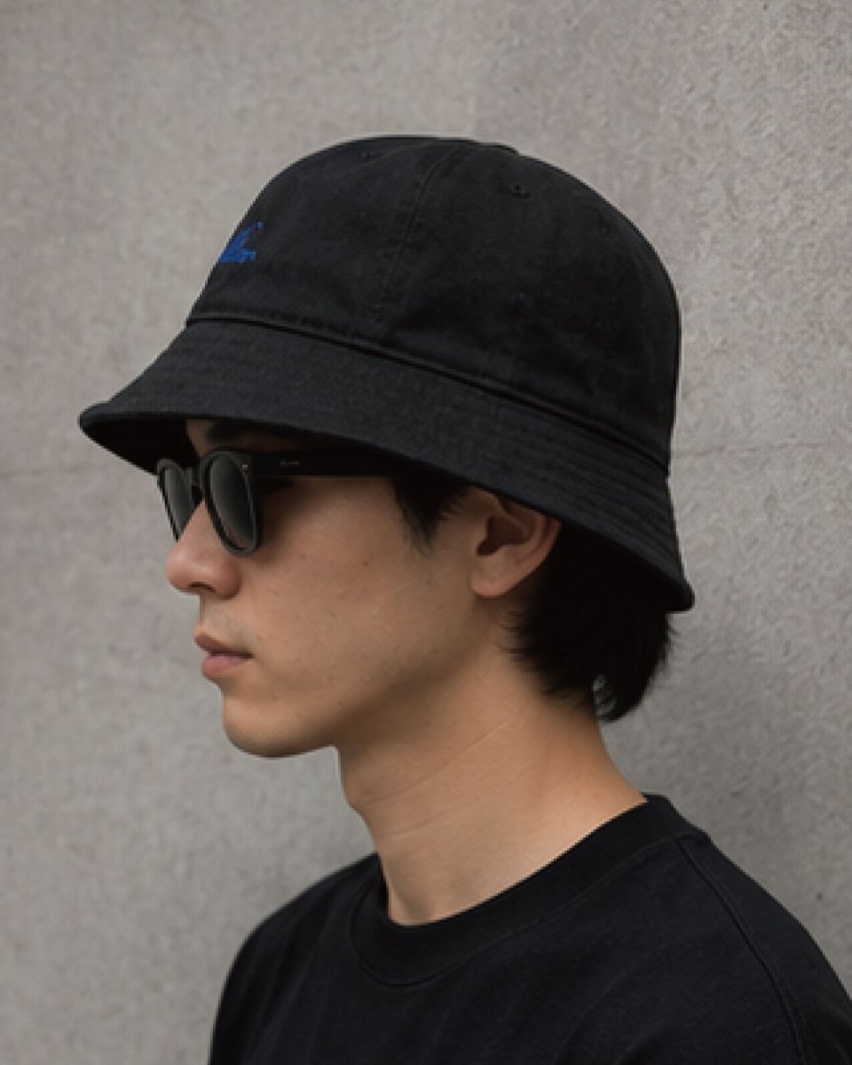 画像6: Shellter Script Logo Solid Bucket Bell Hat Cap Black ソリッド バケット ハット ベル キャップ 帽子 (6)