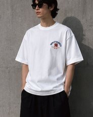 画像4: 【PRE ORDER / LIMITED】 Shellter Rose S/S Embroidery Logo Tee White (4)
