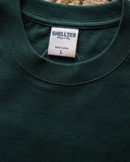 画像6: Shellter Script S/S Embroidery Small Logo Tee Green 半袖 Tシャツ (6)