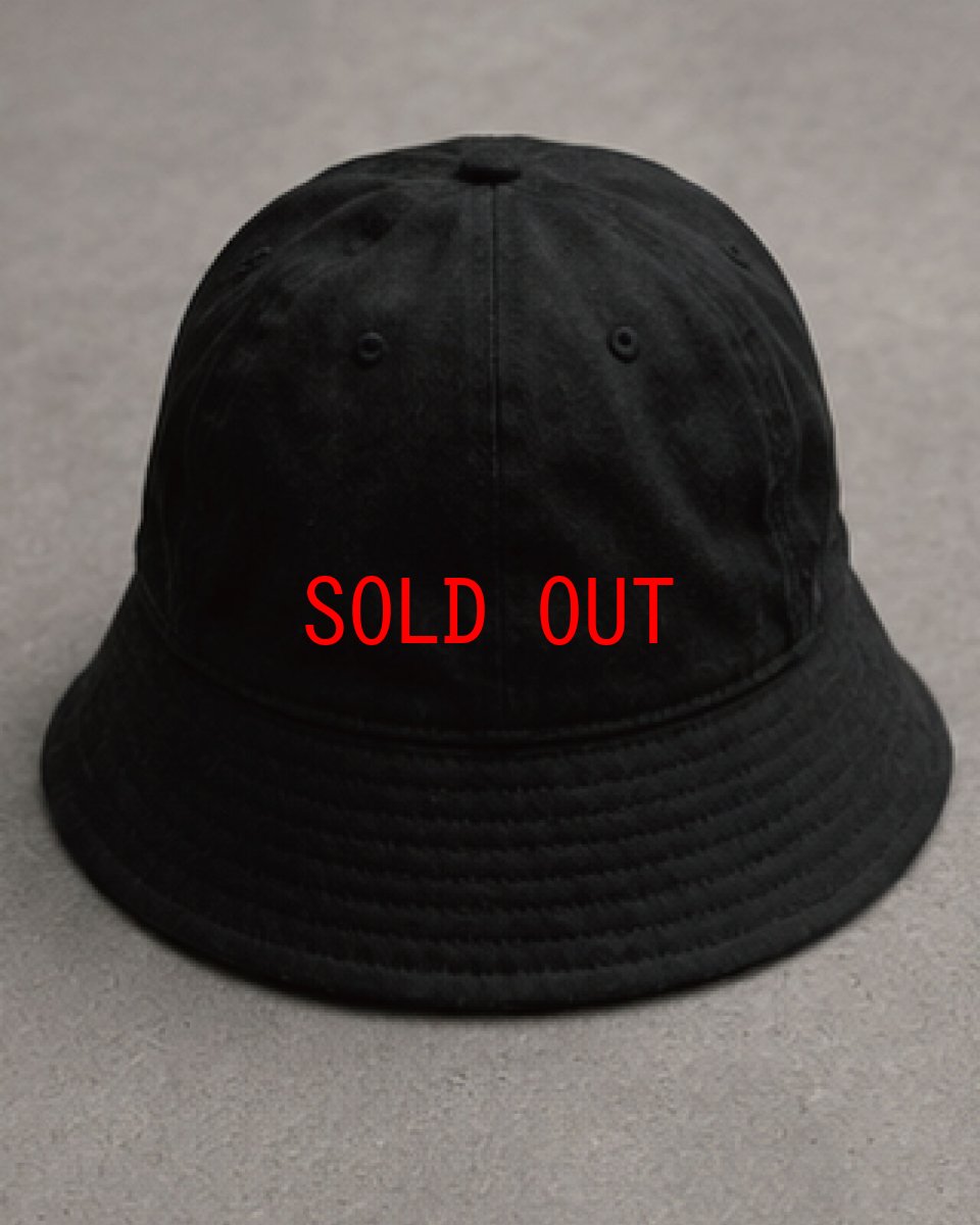 画像3: 【Shellter 沖縄 帽子 メンズファッション】Script Logo Solid Bucket Bell Hat Cap Black ソリッド バケット ハット ベル キャップ (3)