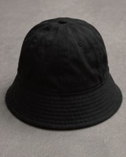 画像3: Shellter Script Logo Solid Bucket Bell Hat Cap Black ソリッド バケット ハット ベル キャップ 帽子 (3)