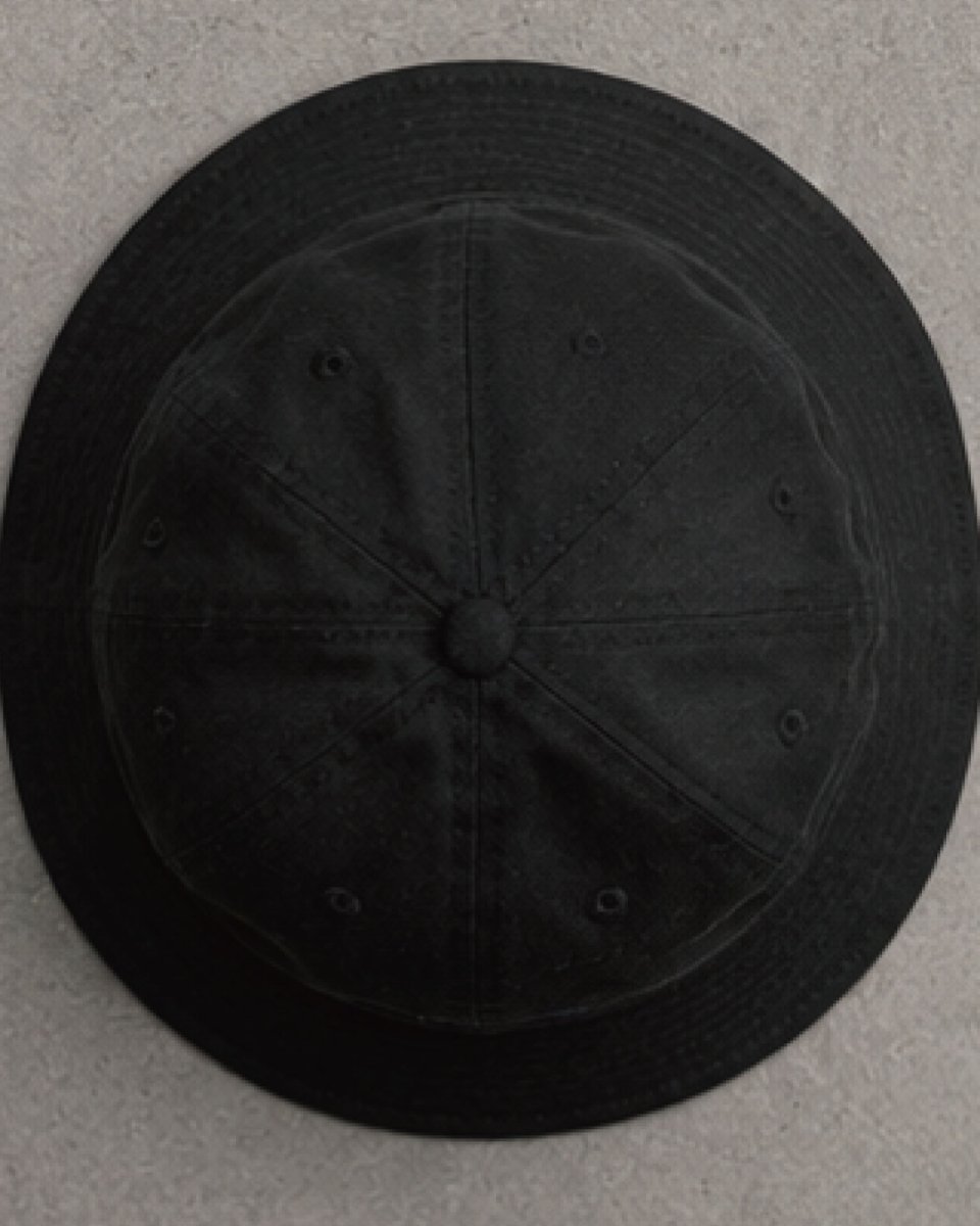 画像7: Shellter Script Logo Solid Bucket Bell Hat Cap Black ソリッド バケット ハット ベル キャップ 帽子 (7)