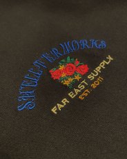 画像3: 【PRE ORDER / LIMITED】 Shellter Rose S/S Embroidery Logo Tee Black (3)