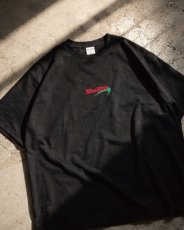 画像1: Shellter Cigar S/S Embroidery Logo Tee Black 半袖 Tシャツ (1)
