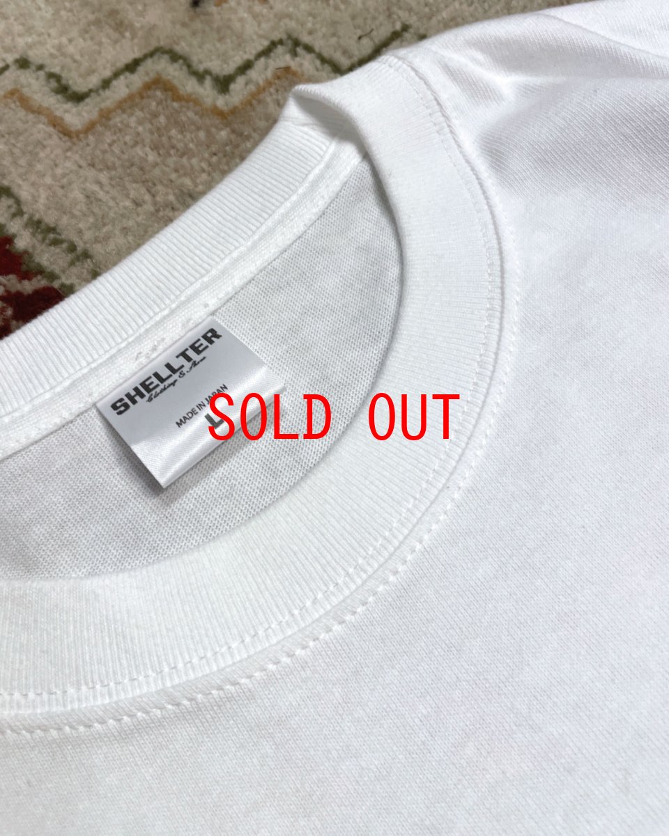 画像9: 【Shellter 沖縄 Tシャツ メンズファッション】Rose S/S Embroidery Logo Tee White シェルター 半袖 シャツ (9)