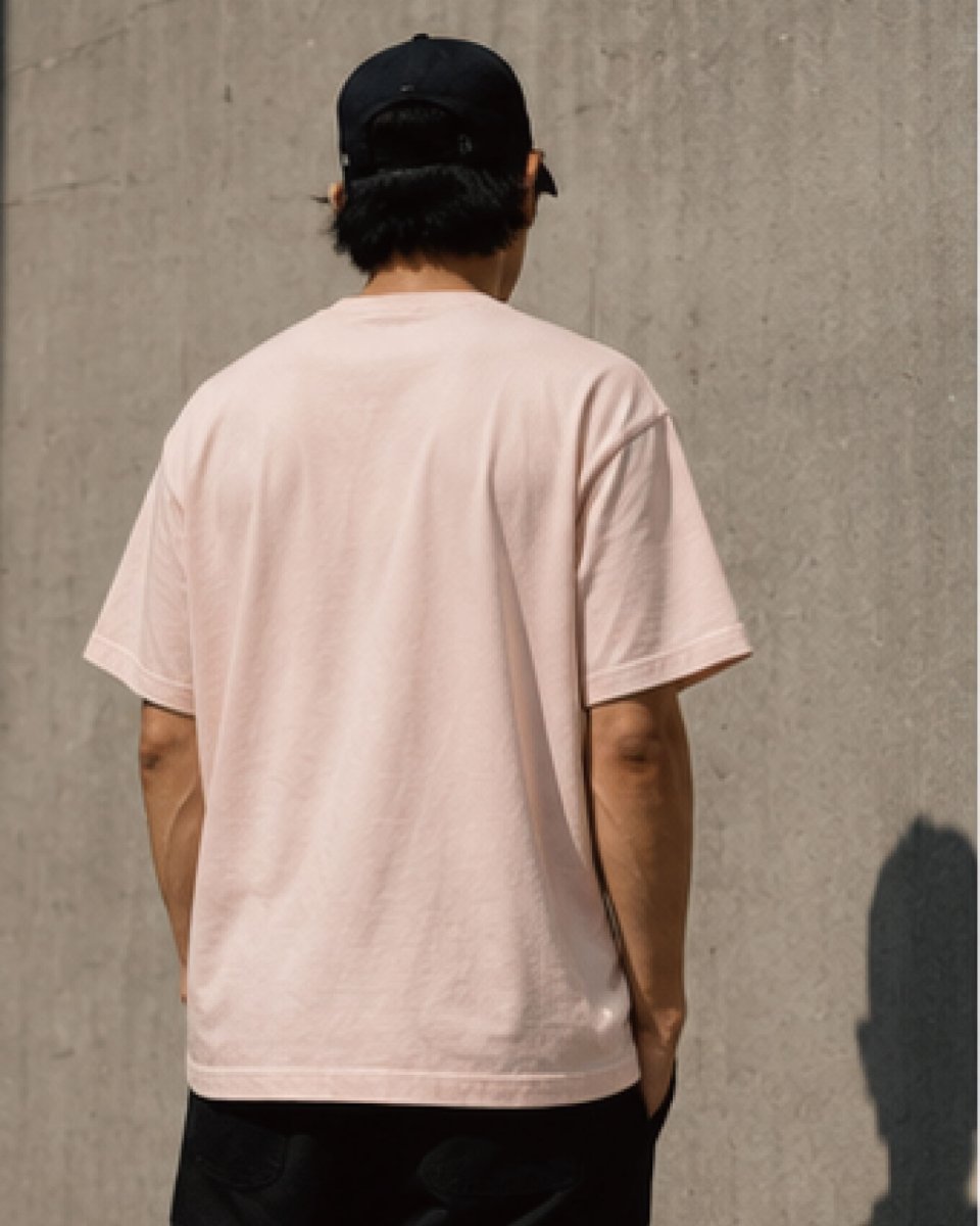 画像7: Shellter Script S/S Embroidery Small Logo Tee Pink 半袖 Tシャツ (7)