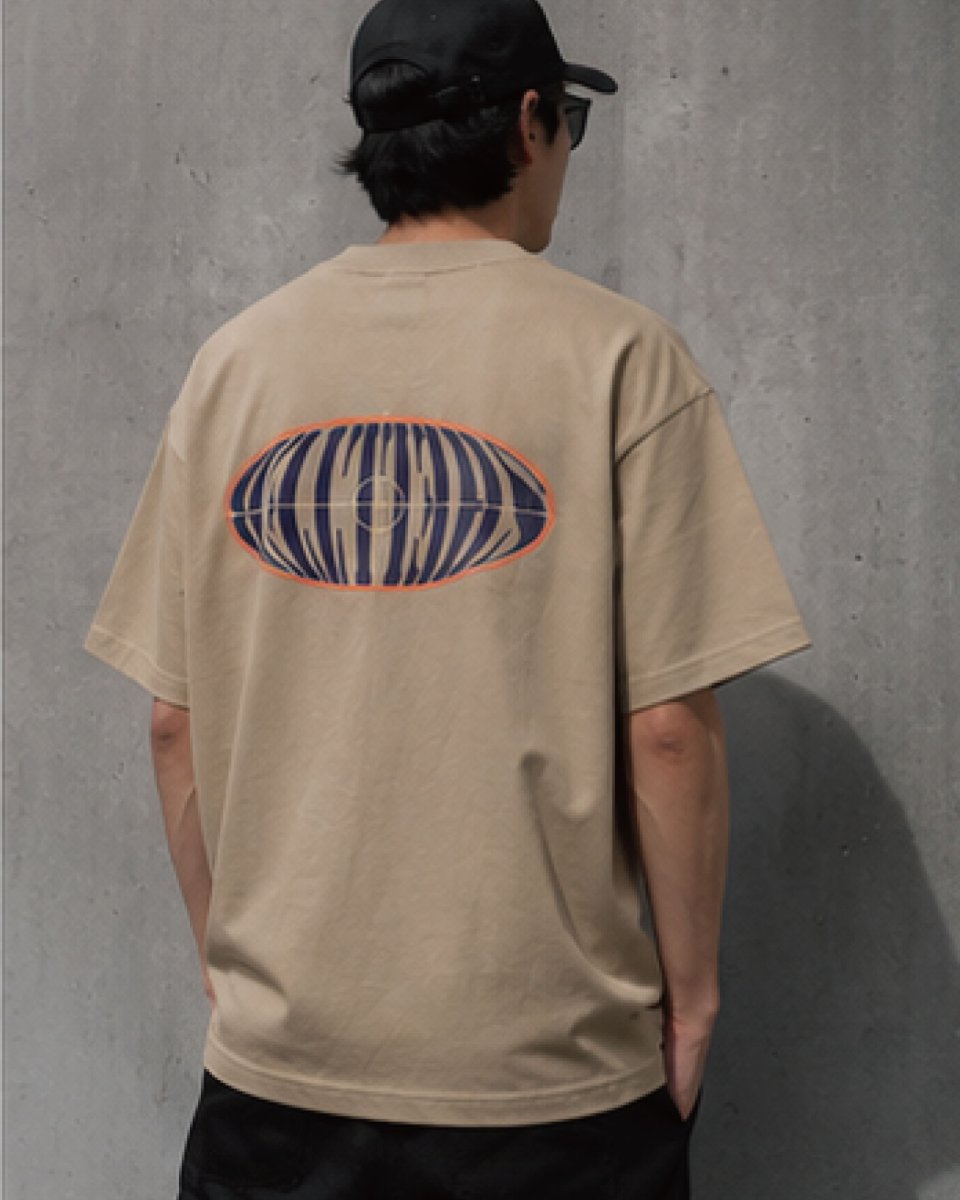 画像6: Shellter Oval S/S Embroidery Logo Tee Sand Beige 半袖 Tシャツ (6)