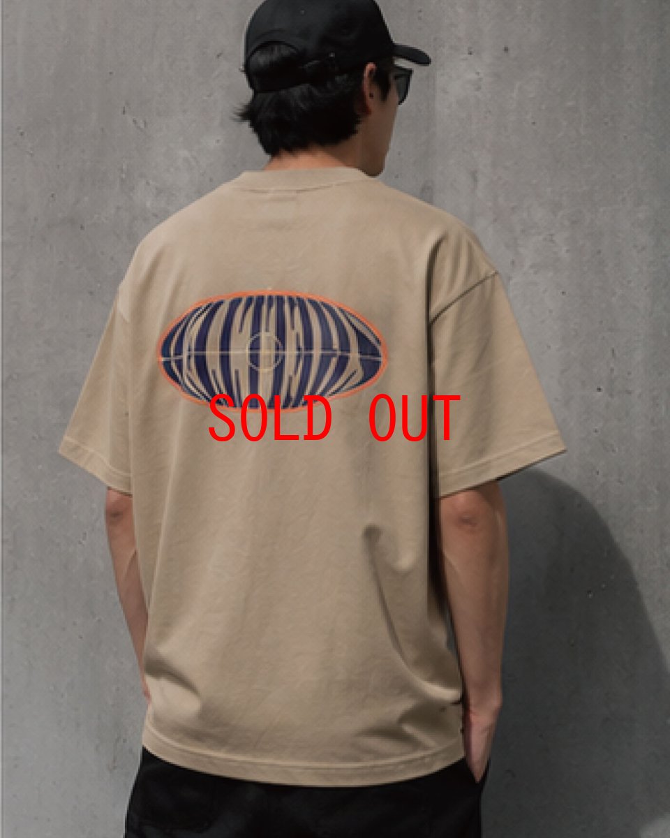 画像6: 【Shellter 沖縄 Tシャツ メンズファッション】Oval S/S Embroidery Logo Tee Sand Beige シェルター 半袖 シャツ (6)